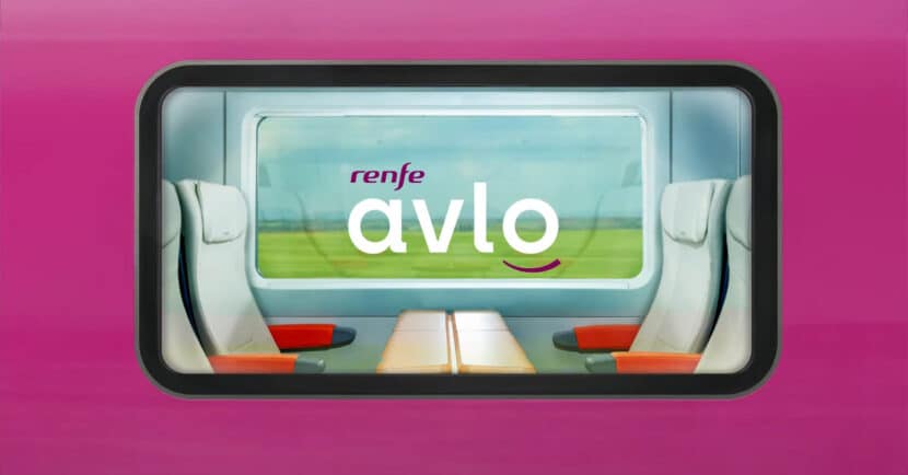 Fotograma del vídeo promocional del Avlo de Renfe