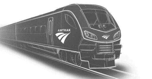 Boceto de los 73 trenes de la familia Venture comprados por Amtrak a Siemens