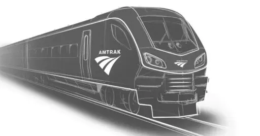 Boceto de los 73 trenes de la familia Venture comprados por Amtrak a Siemens