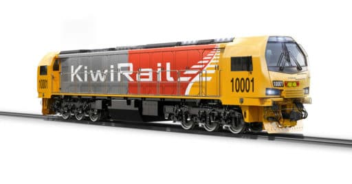 Así serán las 57 locomotoras para KiwiRail fabricadas por Stadler Rail Valencia. © STADLER RAIL