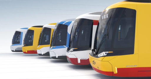 Diseño a ordenador de los trenes-tram que Stadler va a fabricar para el VDV-Tram-Train. © STADLER RAIL