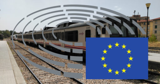 La modernización del ferrocarril Madrid-Cuenca-Valencia llega a una petición al Parlamento Europeo. MIGUEL BUSTOS.