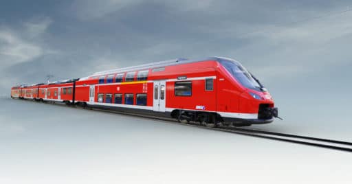 Reproducción a ordenador de los 17 Coradia Stream de Alstom para el Main-Wesser-Express operado por DB Regio. © ALSTOM.