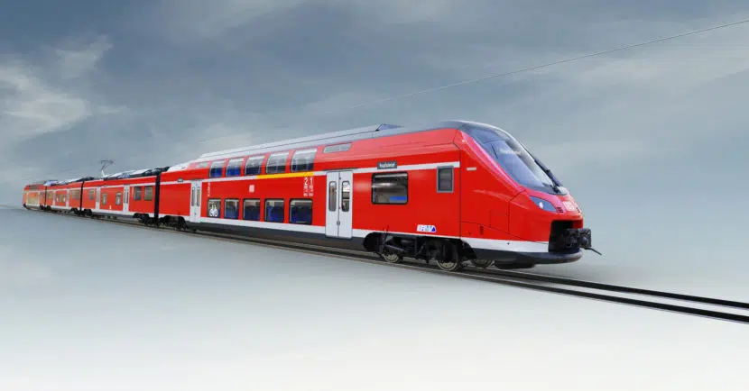 Reproducción a ordenador de los 17 Coradia Stream de Alstom para el Main-Wesser-Express operado por DB Regio. © ALSTOM.