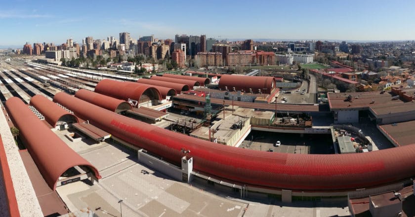 Vista de la estación de Chamartín desde el hotel. © ADIF.