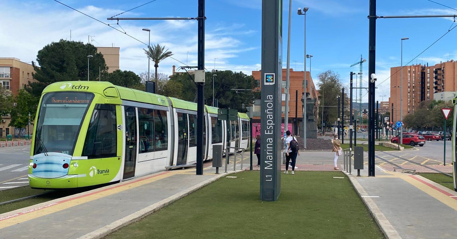 Tranvía de Murcia Noticias y reportajes del sector ferroviario en
