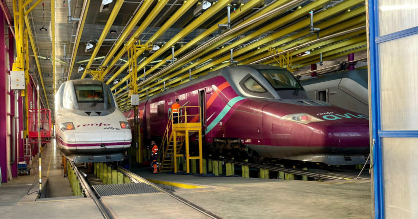Renfe adjudica la construcción del nuevo taller de Santa Catalina III para trenes de alta velocidad. © RENFE.