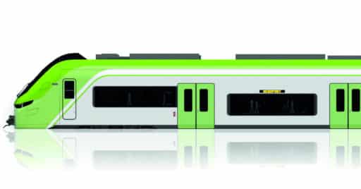 Diseño provisional de los 10 trenes Coradia que Alstom fabricará para FGC. © ALSTOM.