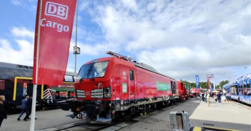 Vectron DM Light de DB Cargo en InnoTrans. © @BAHNBLOGSTELLE.