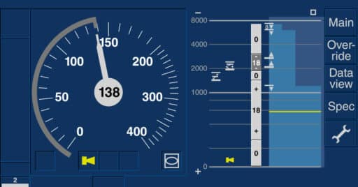 Diseño del monitor DMI del sistema ERTMS.