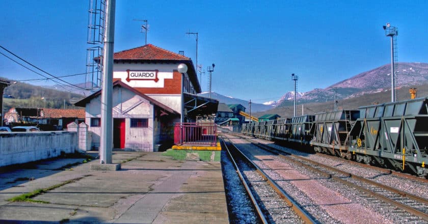 Estación de Guardo, hasta donde llegará el ERTMS Regional desde La Asunción Universidad en el Ferrocarril de La Robla GOLDORAK.