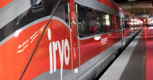 Los trenes de iryo comenzarán a prestar servicio en la ruta Madrid-Alicante el 2 de junio de 2023. © IRYO.