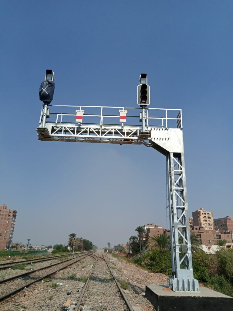 Nuevas señales instaladas en el ferrocarril El Cairo -  Alejandría © THALES