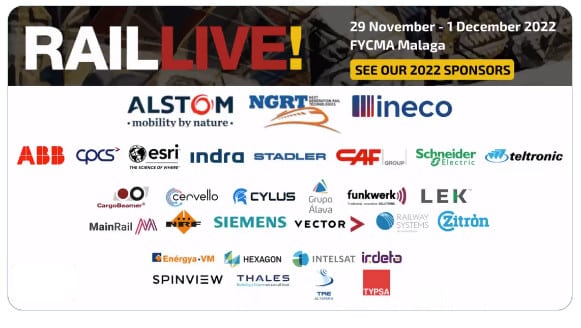 Patrocinadores Rail Live 2022