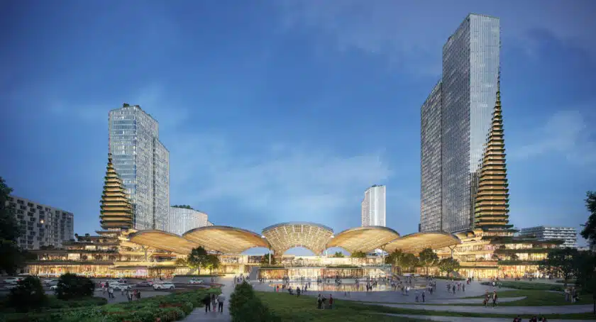 Acceso a la terminal norte desde el Parque Central de Marid Nuevo Norte, con el que estará integrado. © ADIF AV.
