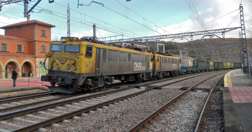 Estación de Torralba, que se verá afectada por la instalación del BAB entre Guadalajara y Ariza. TRENERO592.