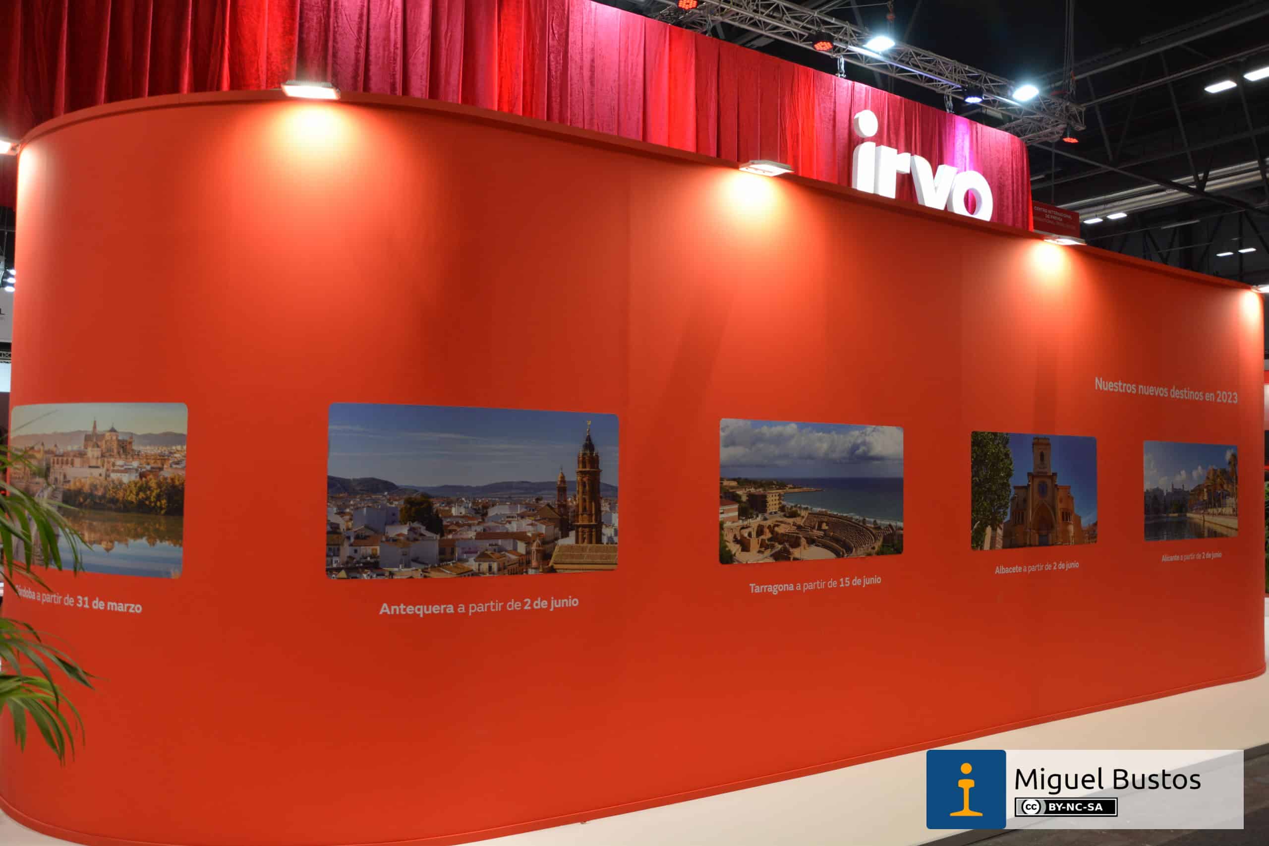 Stand de iryo en FITUR 2023