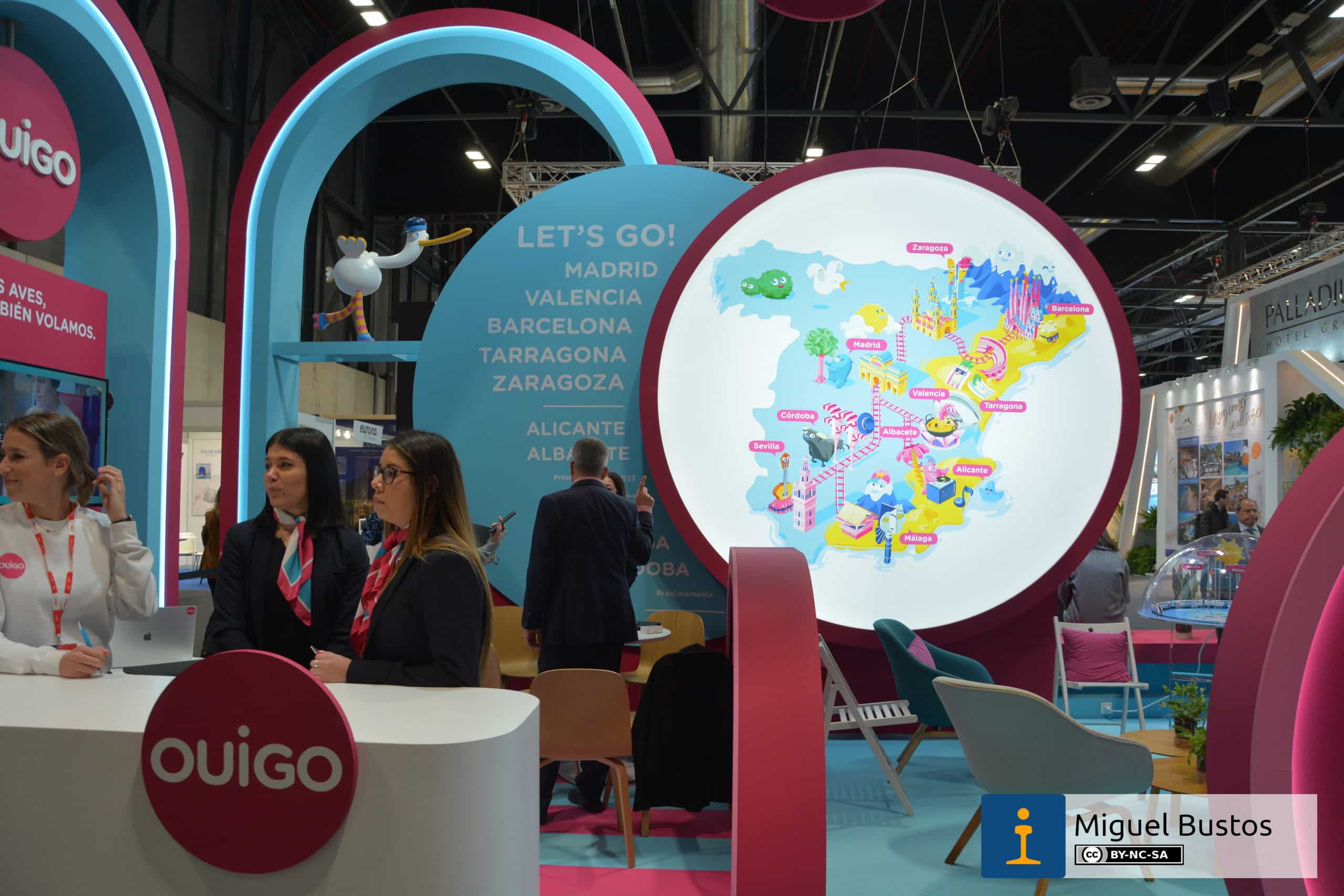 Stand de Ouigo en FITUR