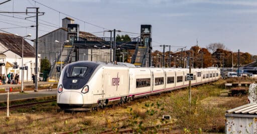 Tren 106-009 durante sus primeros días de pruebas en Francia. © ANTHONY QUERLEAU.