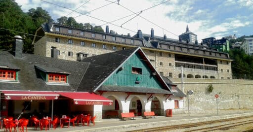 Estación de Navacerrada de la línea Cercedilla-Cotos en 2015. JUAN MANUEL FERNÁNDEZ.