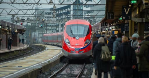 ETR 1000 de Trenitalia France en la estación Paris-Gare de Lyon. © TRENITALIA FRANCE