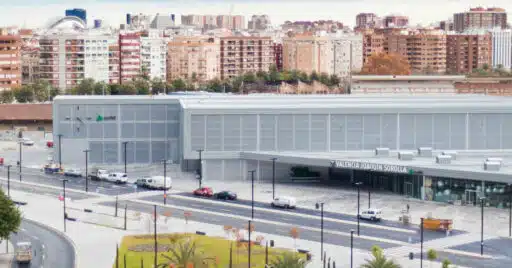 La estación Valencia Joaquín Sorolla, construida como provisional, será sustituida por la nueva estación Central de Valencia. FRESHWATER2016.