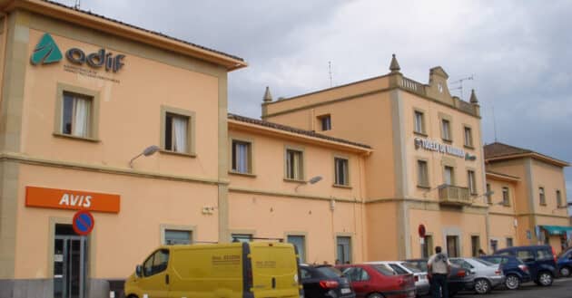 La nueva estación de Tudela estaría ubicada en el mismo lugar que la actual, según la propuesta de Transportes. ZARATEMAN.