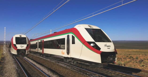 Diseño a ordenador de los trenes de larga distancia que ONCF ha comprado al fabricante español. © CAF.