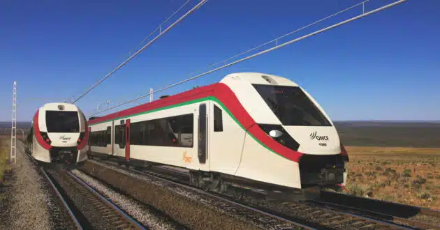 Computer design of the long-distance trains that ONCF has purchased from the Spanish manufacturer. © CAF.