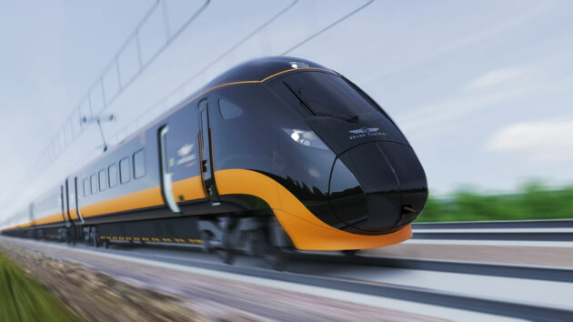 Diseño a ordenador de los trenes que ha adquirido Grand Central. © HITACHI RAIL.