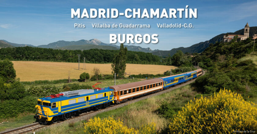 Cartel Tren del Cid AAFM Madrid-Burgos. © AAFM.