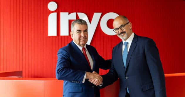 Carlos Bertomeu y Fabrizio Favara, presidente y CEO de Iryo respectivamente. © IRYO.