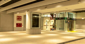New lift access to platform 8 from the Chamartín underground concourse. © ADIF.