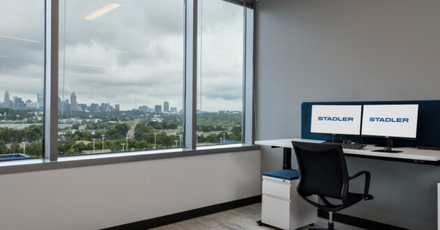 Despacho en el interior de las nuevas oficinas de Stadler Signalling en Atlanta. © STADLER.