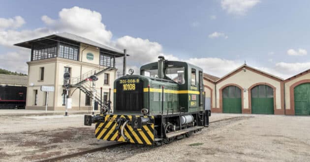 Locomotora Memé del Museo de Mora la Nova