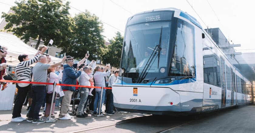 First CITYLINK of the Saarbahn, which is also the first delivery of the VDV-TramTrain project. © STADLER.
