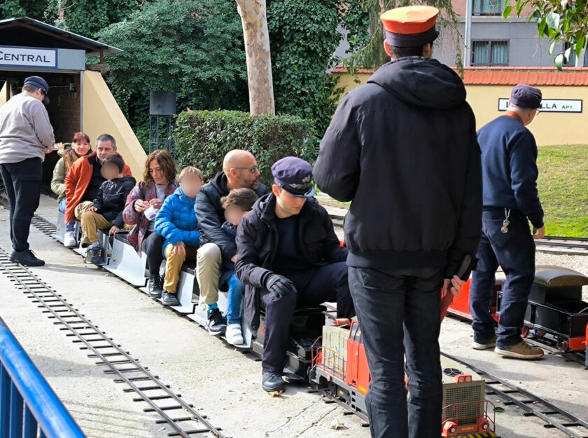 Tren de 5 pulgadas del Ferrocarril de las Delicias. © CÍRCULO MADRILEÑO FERROVIARIO