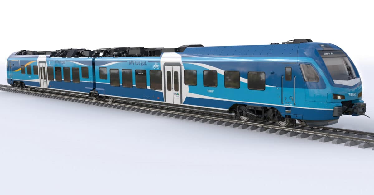 Diseño a ordenador de los futuros FLIRT Akku de ODEG. © STADLER.