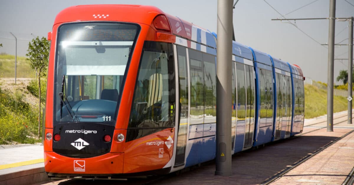 Metro Ligero Oeste Citadis tram. © MLO.
