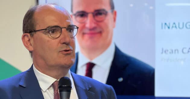 Jean Castex durante una ponencia en la feria VivaTech 2023. © RATP GROUP.