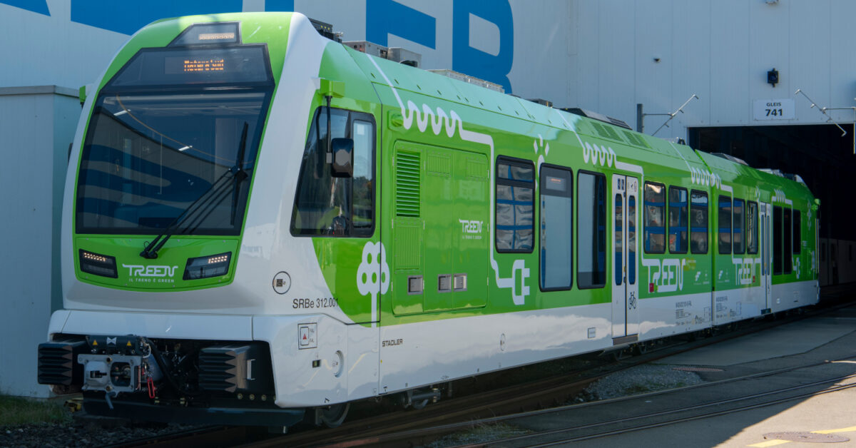 Tren a baterías de Stadler para la italiana FAL. © MICHAEL HAMPEL-STADLER.