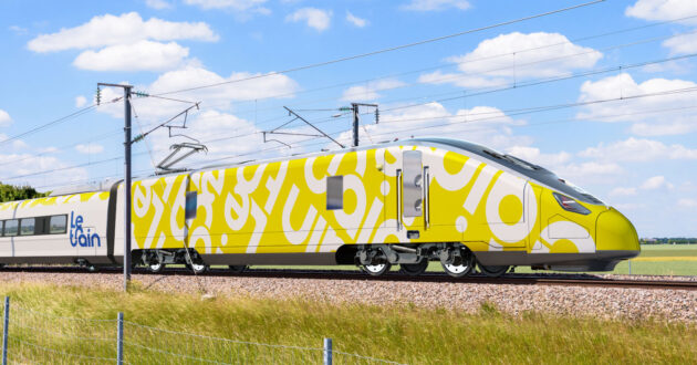 Computer image of a Talgo Avril with the operator's lighter. © LE TRAIN.