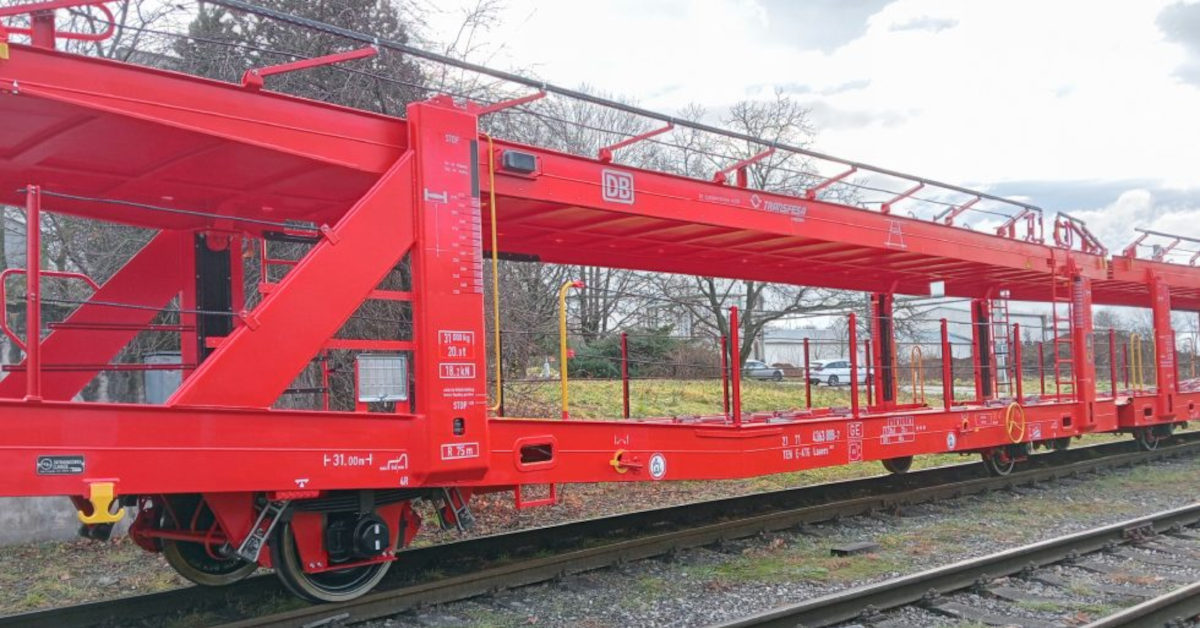 Vagones del tipo Laaers adquiridos por Transfesa. © TRANSFESA LOGISTICS.