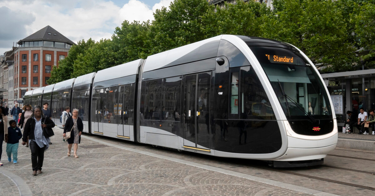 Tranvía de Lieja del tipo Urbos. © CAF.