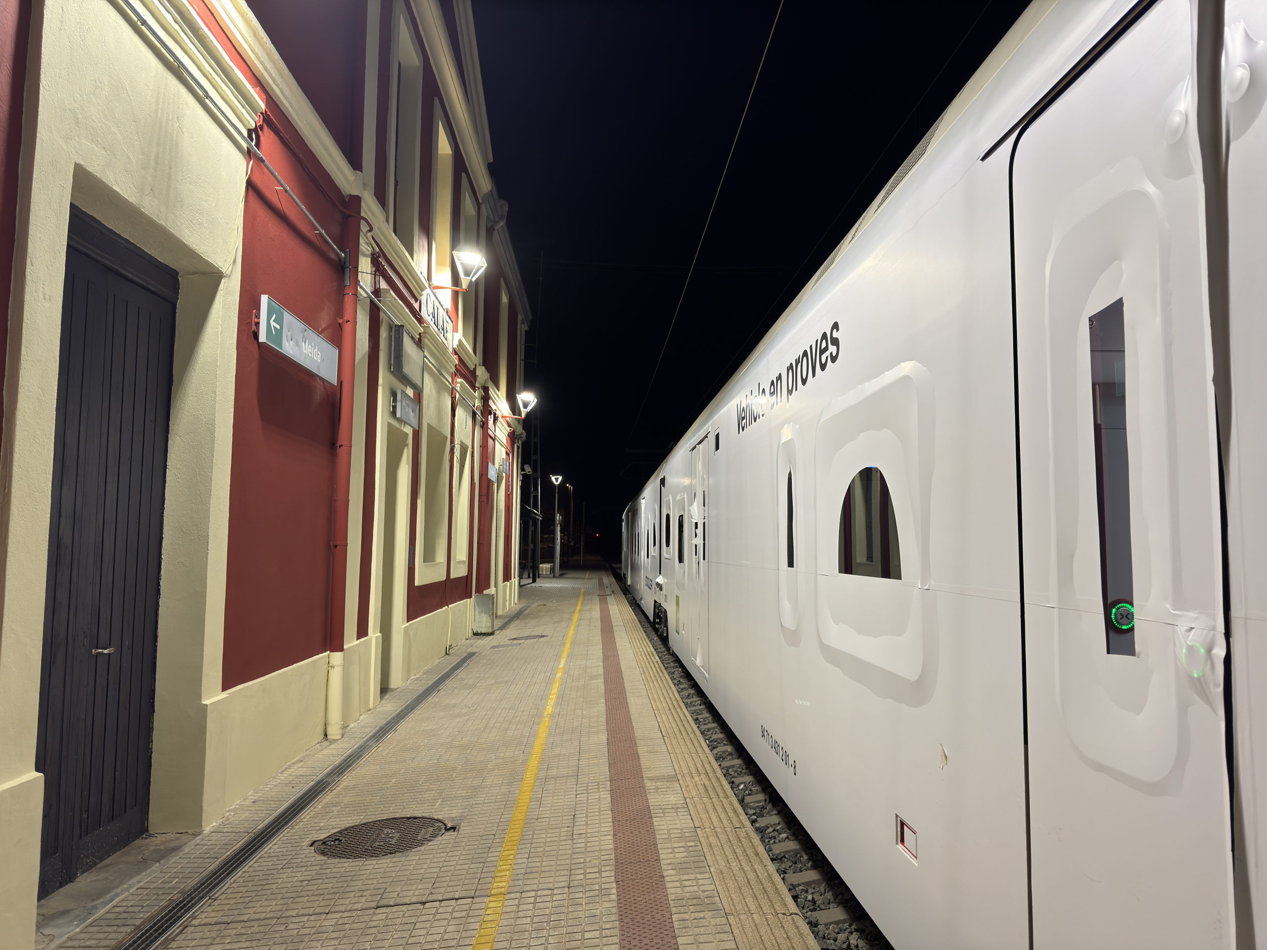 Primeras pruebas de la serie 312 de FGC