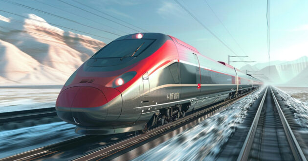 High-speed train designed by artificial intelligence for OBITOSTOCKS-PIXABAY