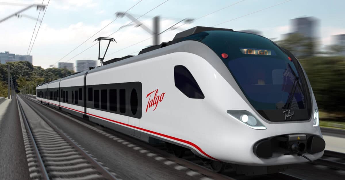 Diseño a ordenador del Talgo Vittal, el tren nonato de corta y media distancia del fabricante español. © TALGO.