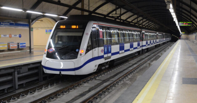 Estación de Argüelles de la línea 6 del metro de Madrid tras la reapertura. © MIGUEL BUSTOS.
