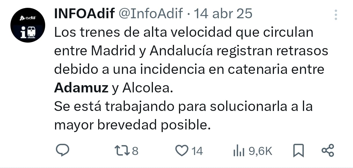 Incidencia 14 de abril