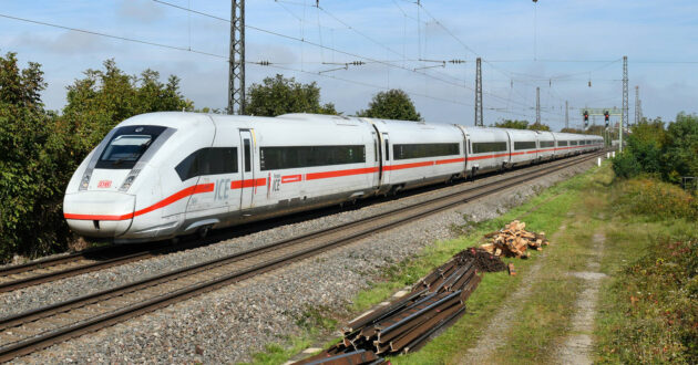 Tren ICE 4, del mismo tipo en el que se probará el proyecto RemODtrAIn. (CC BY SA) NELSO SILVA-Flickr. Imagen recortada.